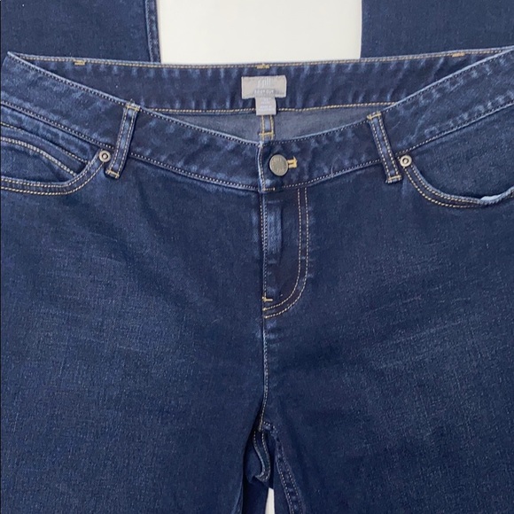 J.Jill Stretch Boot Cut dark wash Jeans 10 - Picture 7 of 7